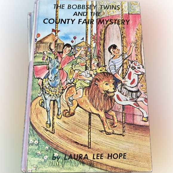 Bobbsey Twins Hardcover Books Lot of 3 1950-60 #4-15-48 Bicycle Trip County Fair - Picture 5 of 16